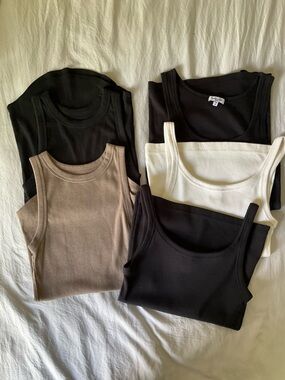 Women’s Assorted Tank Tops, Bundle of 5, Size S